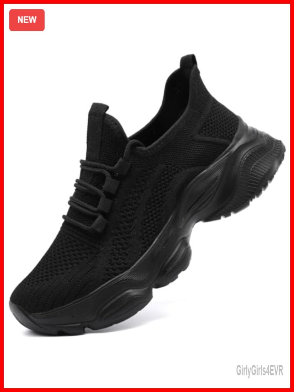 Womens Platform Sneakers Breathable Mesh Athletic Running Shoes